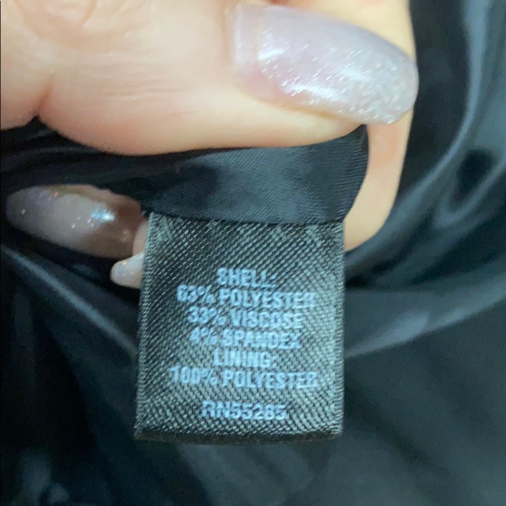 Express Size 6 Notch Collar One Button Blazer - image 4